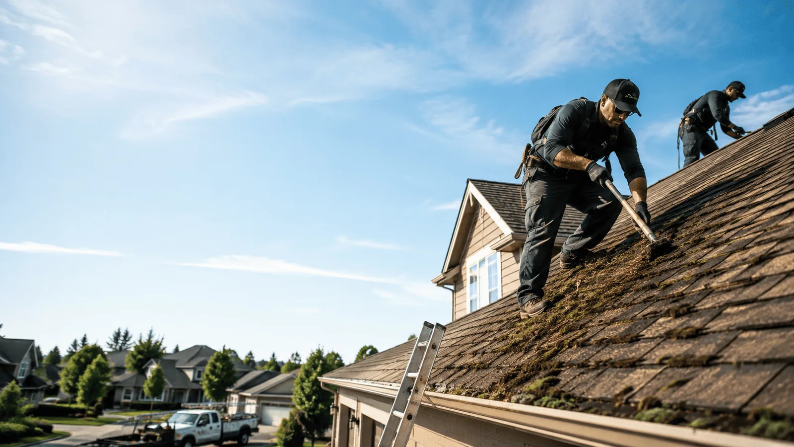 Roof Moss Removal in Sullivan, WI near me